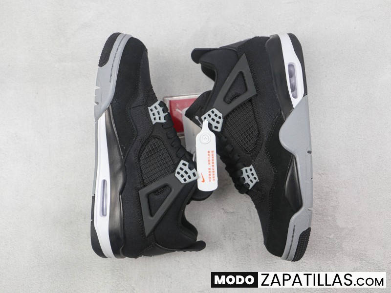 Nike Air Jordan 4 Retro Black Canvas M - Modo Zapatillas | zapatillas en descuento