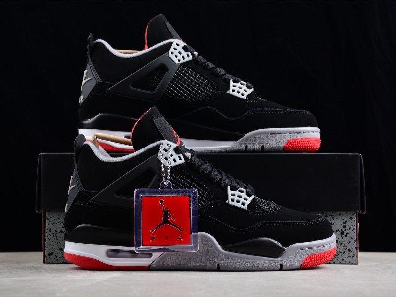 OFERTA CYBERMONDAY 2023 || NIKE AIR JORDAN 4 RETRO || Nike Air Jordan 4 Retro Bred - Modo Zapatillas | zapatillas en descuento