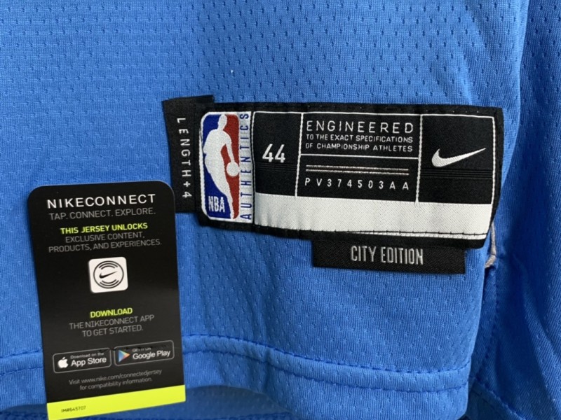 Dallas Mavericks- Kyrie Irving # 2 || Camiseta - Jersey deportivo Nike - Logo NBA - versión celeste - Modo Zapatillas | zapatillas en descuento