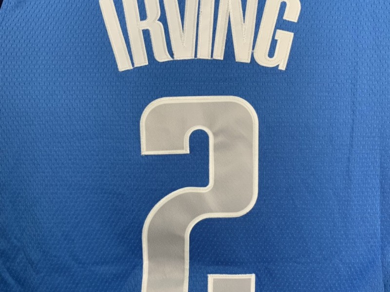 Dallas Mavericks- Kyrie Irving # 2 || Camiseta - Jersey deportivo Nike - Logo NBA - versión celeste - Modo Zapatillas | zapatillas en descuento