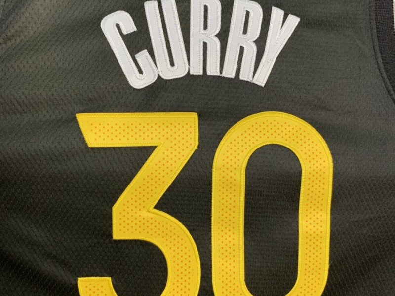 Golden State Warriors Retro - Stephen Curry # 30 || Camiseta - Jersey deportivo Nike - Logo NBA - versión negra rosa amarilla - Modo Zapatillas | zapatillas en descuento