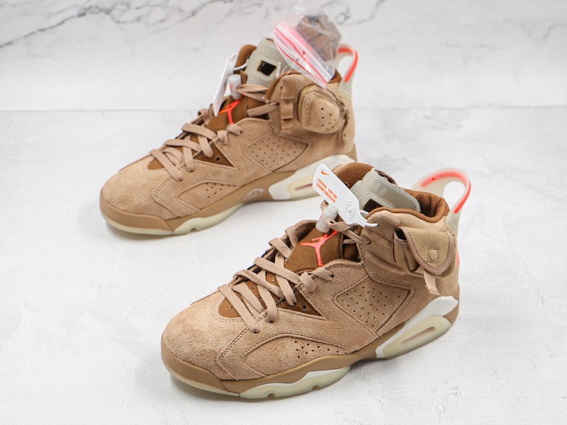 Nike Travis Scott Air Jordan 6 British Khaki Modelo 105 - Modo Zapatillas | zapatillas en descuento