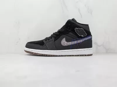 Nike Air Jordan 1 Mid Crater Black - Modo Zapatillas | zapatillas en descuento 