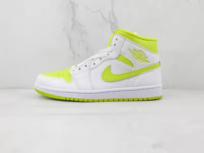 Nike Air Jordan 1 Mid White Lime - Modo Zapatillas | zapatillas en descuento 