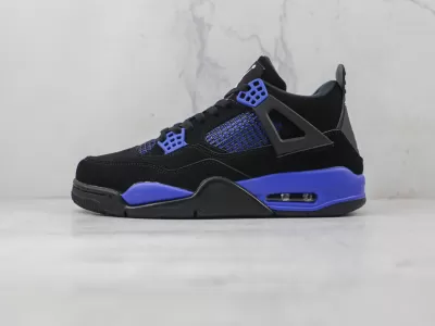 Nike Air Jordan 4 Retro Black Game Royal - Modo Zapatillas | zapatillas en descuento 